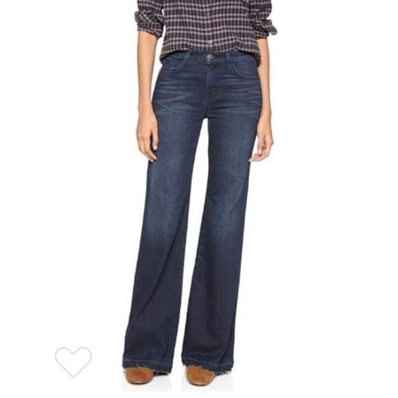 Current/Elliott Denim - Current Elliot The Girl Crush Wide Leg Flare Jeans Size 31